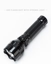 18650 lithium detachable rechargeable battery flashlight