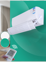 Air conditioner deflector windshield anti-direct blowing wall-mounted air-conditioning confinement