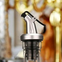 Glass oil bottle set vinegar soy sauce oil pot four-pack color box