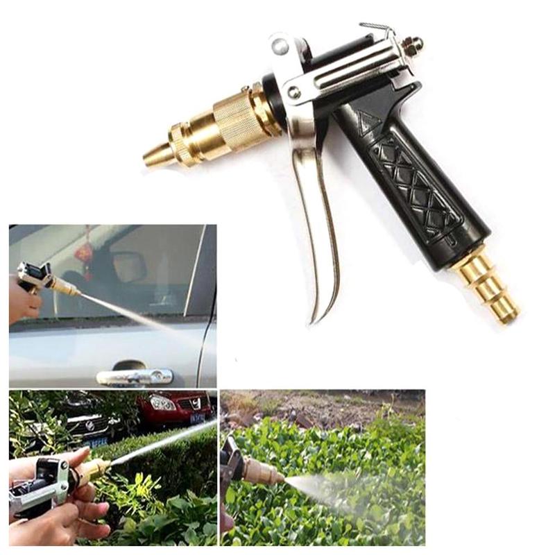 High Pressure Auto Car Washing Water Spray Garden Copper Adjustable head Nozzle Sprayer
