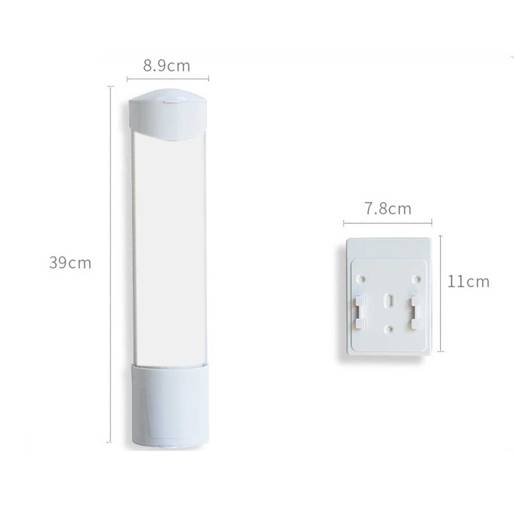 Household disposable cup holder punch-free wall-mounted cup rack