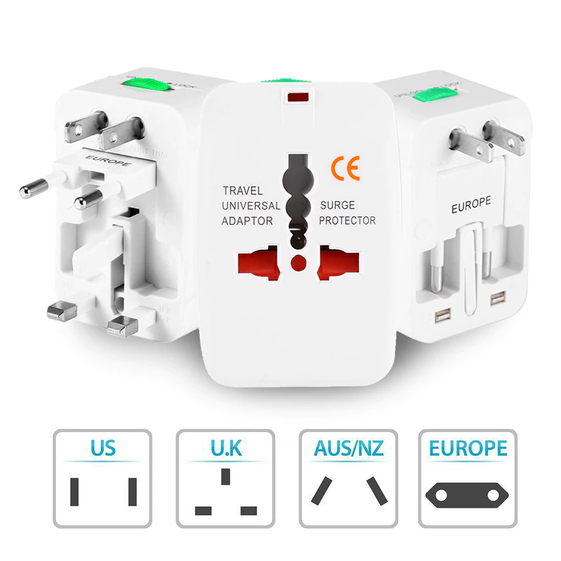 Multifunction Travel Plug Adapter All In One Converter Charger
