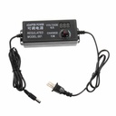 3-12V 5A 5.5*2.5mm Adjustable Voltage Power Charger with Display Dimming Adapter 60W Power