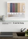 10Kg Sealed Rice Storage Box Cereal Grain Container Wall Mount Dry Food Dispenser Grain Storage Jar Kitchen Storage Organizer