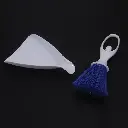 1Set Brush Dustpan For Car Cleaning Detailing Brush Dashboard Air Outlet Wheel Blue Angel Brush Car Body Seat Gap Cleaning Tools