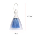 1Set Brush Dustpan For Car Cleaning Detailing Brush Dashboard Air Outlet Wheel Blue Angel Brush Car Body Seat Gap Cleaning Tools