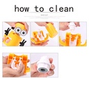 Cartoon toothbrush holder children's mouthwash cup toothpaste squeezer creative wall-mounted dustproof mouthwash cup set