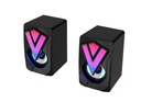 USB Wired Computer RGB Luminous Multimedia Speaker