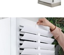 Removable Three Gears Vertical Type Air Conditioner Windshield