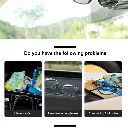 Car sun visor storage multi-function car glasses clip holder storage bag card bag car card clip document clip
