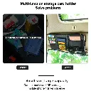 Car sun visor storage multi-function car glasses clip holder storage bag card bag car card clip document clip