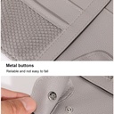 Car sun visor storage multi-function car glasses clip holder storage bag card bag car card clip document clip