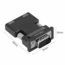 Full HD 1080P Female HDMI-compatible to Male VGA Converter with Audio Cable