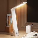USB Rechargeable LED Desk Lamp stepless Dimmable Foldable Reading Light Eye Protected Table Lamp