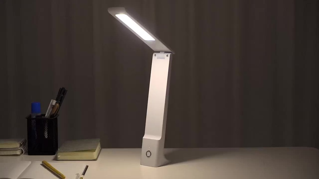 USB Rechargeable LED Desk Lamp stepless Dimmable Foldable Reading Light Eye Protected Table Lamp