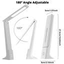 USB Rechargeable LED Desk Lamp stepless Dimmable Foldable Reading Light Eye Protected Table Lamp