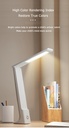 USB Rechargeable LED Desk Lamp stepless Dimmable Foldable Reading Light Eye Protected Table Lamp