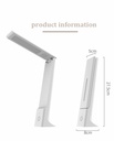 USB Rechargeable LED Desk Lamp stepless Dimmable Foldable Reading Light Eye Protected Table Lamp