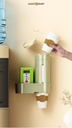 Disposable cup holder water dispenser cup holder punch-free paper cup holder wall-mounted dust-proof storage rack