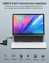 4 in 1 USB2.0 HUB Multi USB Splitter 4 Port Extender