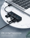 4 in 1 USB2.0 HUB Multi USB Splitter 4 Port Extender