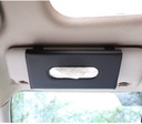Car Visor Tissue Holder Box Mask Holder Towel Premium Leather PU Car Sun Visor Interior Storage