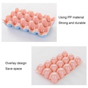 15 Grid Egg Storage Box Plastic Refrigerator Storage Egg Container Boxes Eggs Shelf Case Organizer