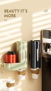 Disposable cup holder water dispenser cup holder punch-free paper cup holder wall-mounted dust-proof storage rack