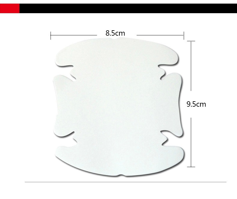 4pcs Car door handle film 8.5*9.5 universal car door wrist sticker