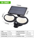 Solar garden light outdoor light human body induction home lighting wall light