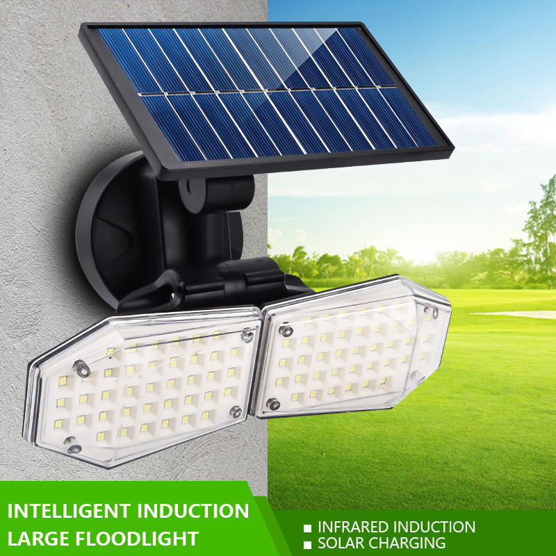 Solar garden light outdoor light human body induction home lighting wall light