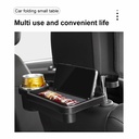 Universal Car Headrest Drink Holder Stand Foldable Rear Seat Table Tray Organizer