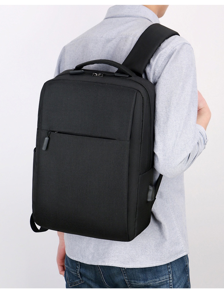 men and women business function multi-computer bags usb simple and beautiful backpack  good quality.
