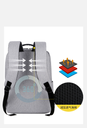 men and women business function multi-computer bags usb simple and beautiful backpack  good quality.