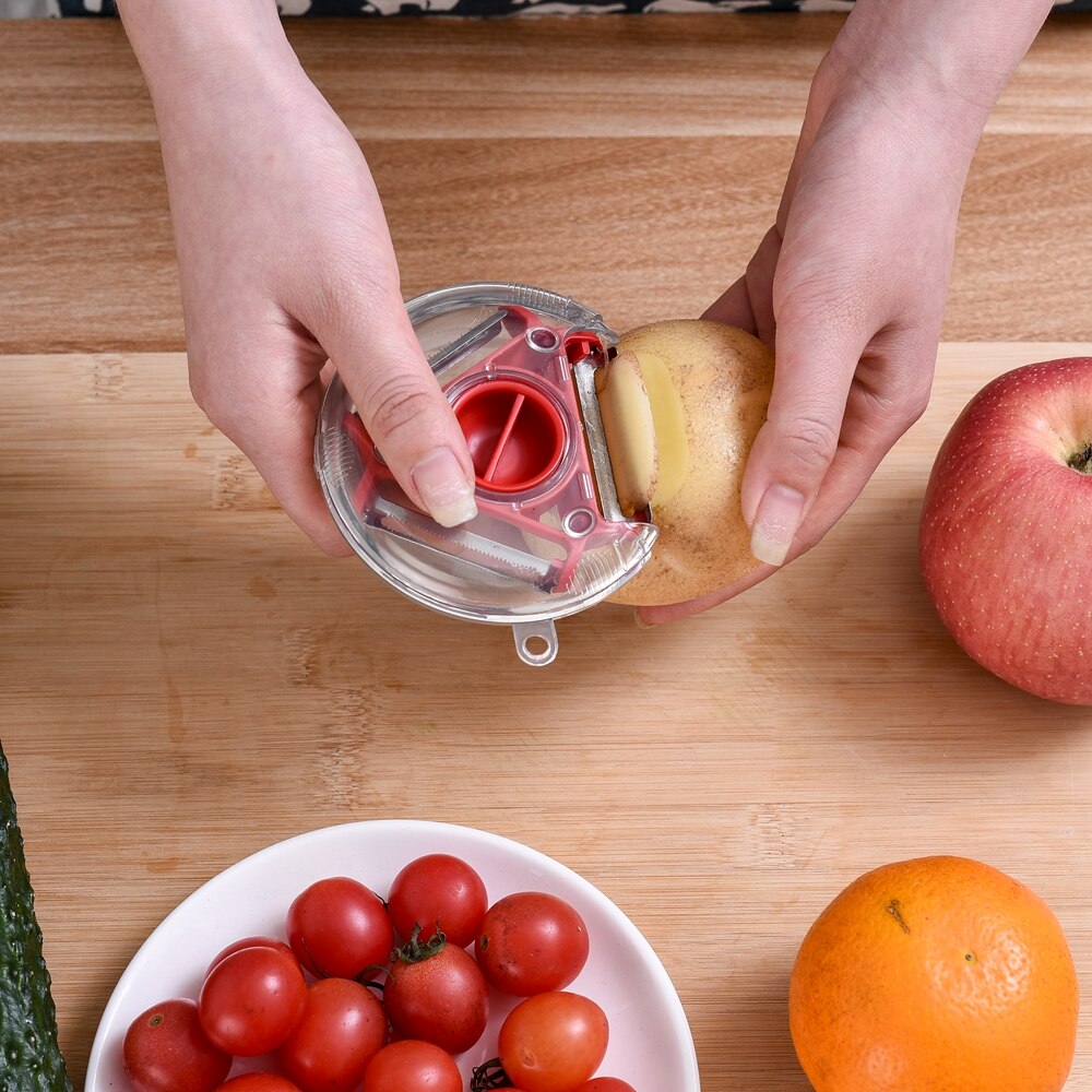 3In1 Multifunction Kitchen Tools Fruit and Vegetable Peeler