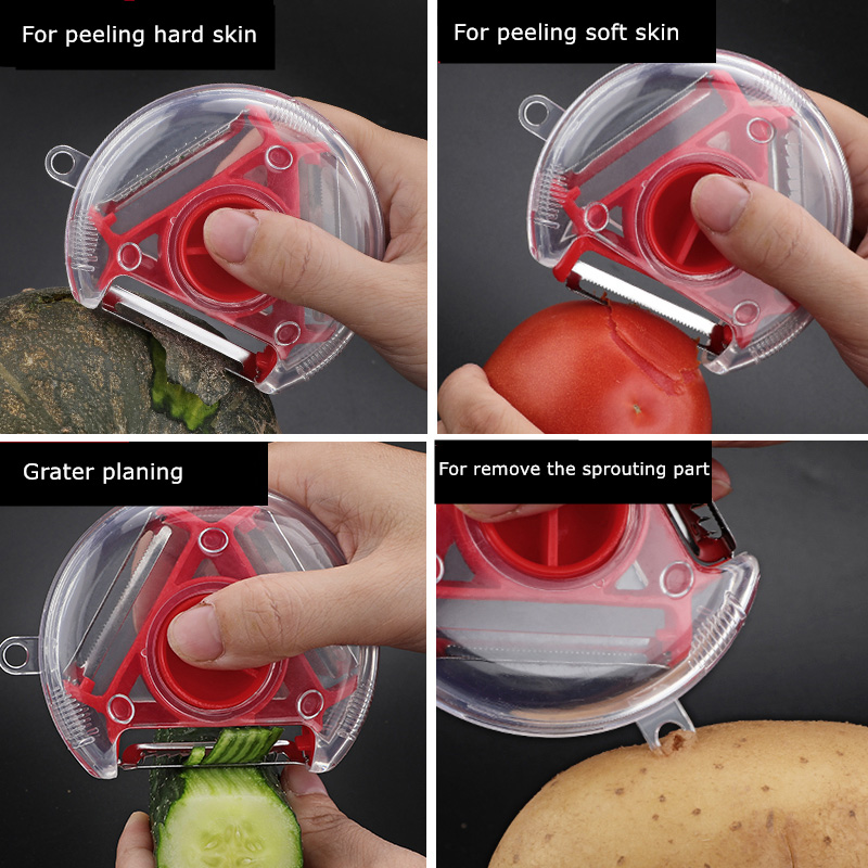 3In1 Multifunction Kitchen Tools Fruit and Vegetable Peeler