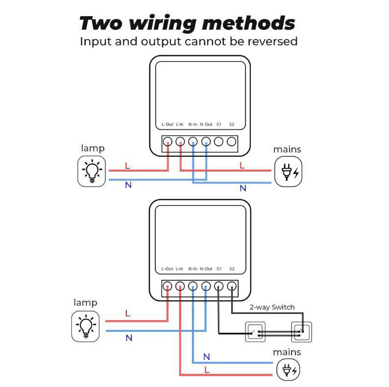 16A WIFI on-off device concealed hidden intelligent voice APP control switch mini WIFI on-off device