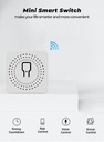 16A WIFI on-off device concealed hidden intelligent voice APP control switch mini WIFI on-off device