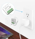 16A WIFI on-off device concealed hidden intelligent voice APP control switch mini WIFI on-off device