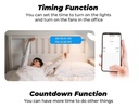 16A WIFI on-off device concealed hidden intelligent voice APP control switch mini WIFI on-off device