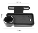 Universal Car Headrest Drink Holder Stand Foldable Rear Seat Table Tray Organizer