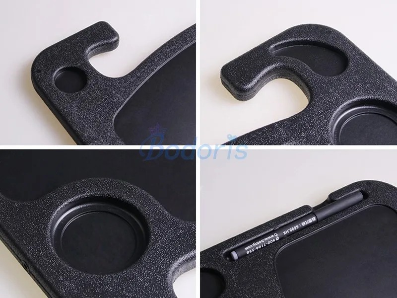 Portable Car Steering Wheel Dining Table Holder Double Side Car Laptop Computer Desk Mount Stand