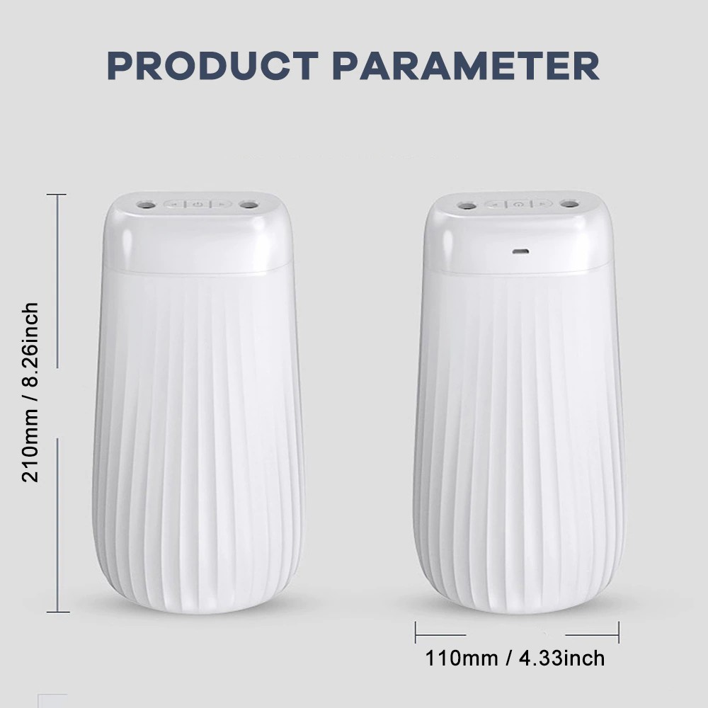 1L large-capacity double-spray Humidifier              works quietly with low noise. The upward mist
