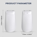 1L large-capacity double-spray Humidifier              works quietly with low noise. The upward mist