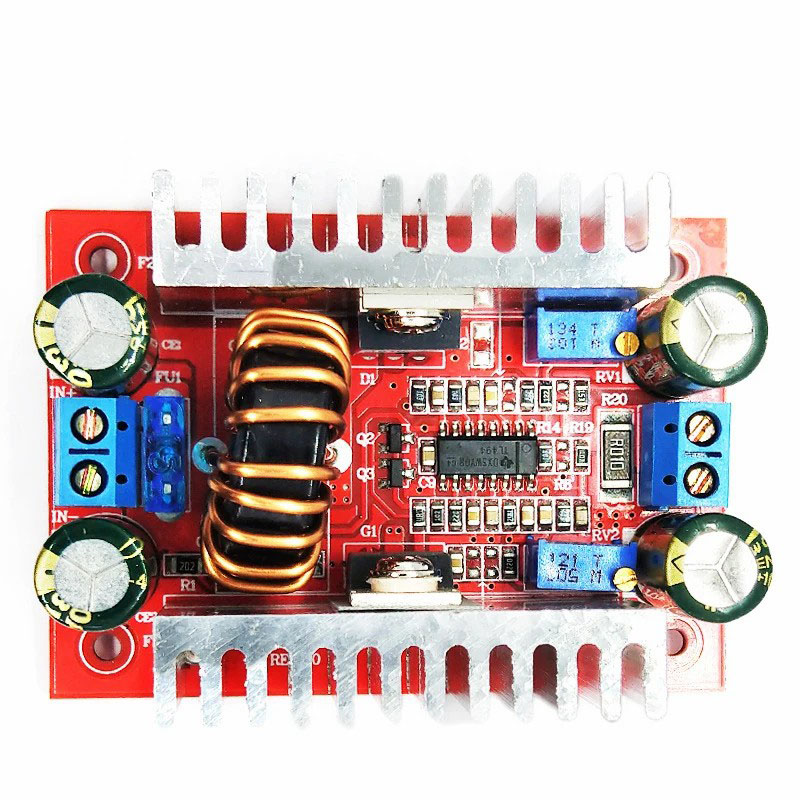DC 400W 15A Step-up Boost Converter Constant Current Power Supply LED Driver 8.5-50V to 10-60V Voltage Charger Step Up Module