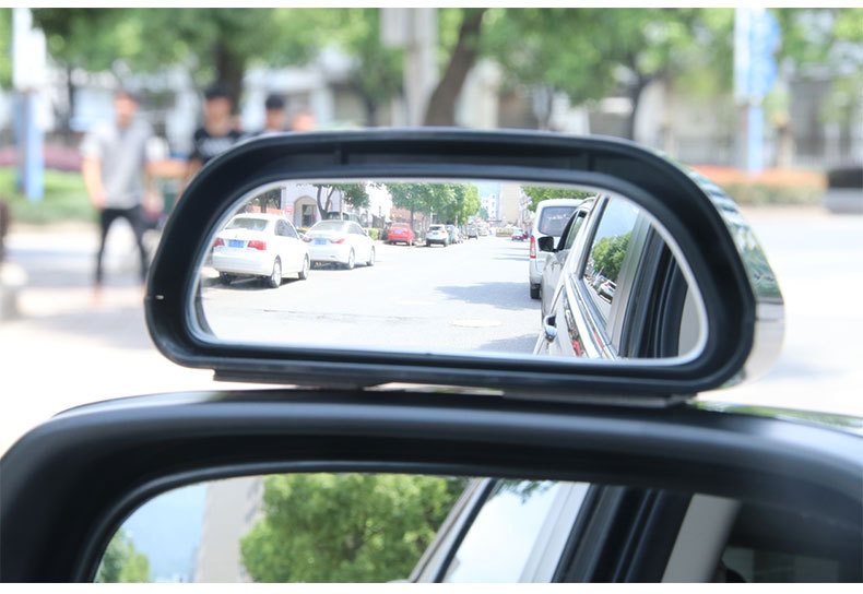Car Reversing Auxiliary Mirror Car Wide Angle Blind Spot Mirror Rotation Adjustable Rear HD Glass View Mirror