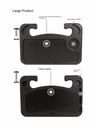 Portable Car Steering Wheel Dining Table Holder Double Side Car Laptop Computer Desk Mount Stand