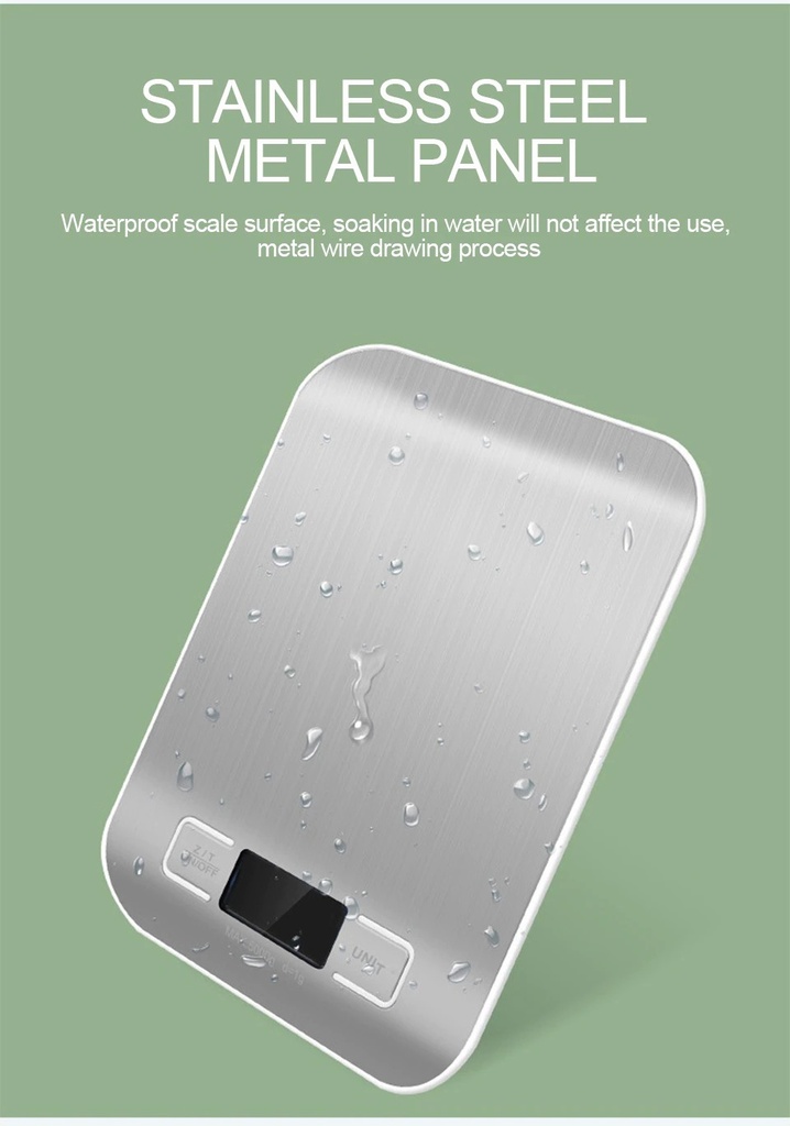 Kitchen Scale Stainless Steel Weighing Scale