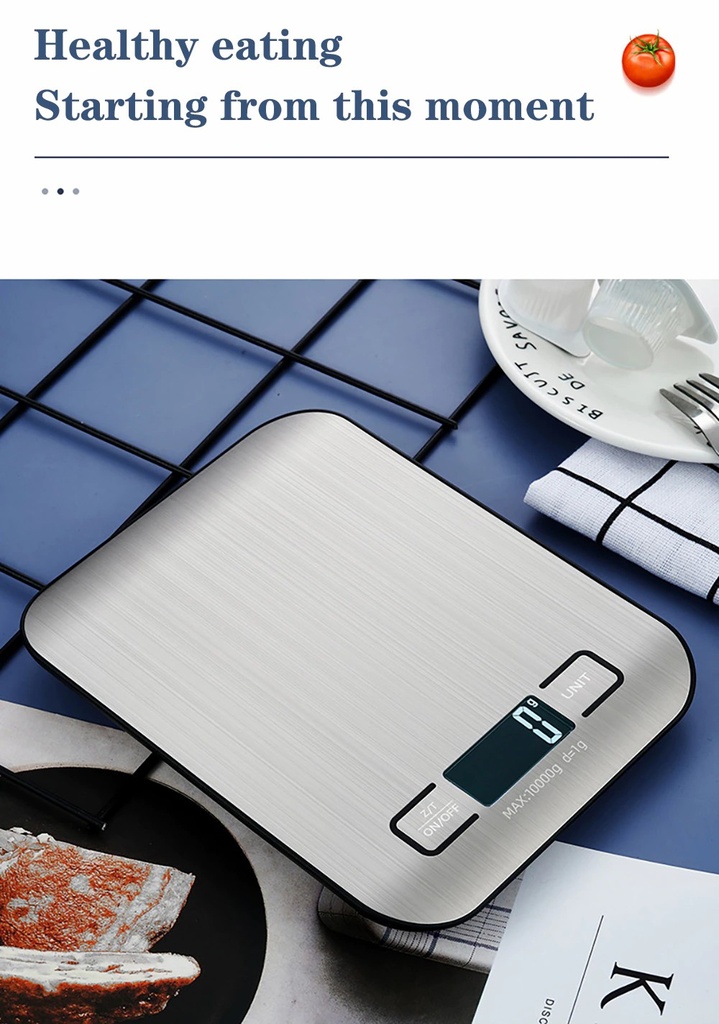 Kitchen Scale Stainless Steel Weighing Scale