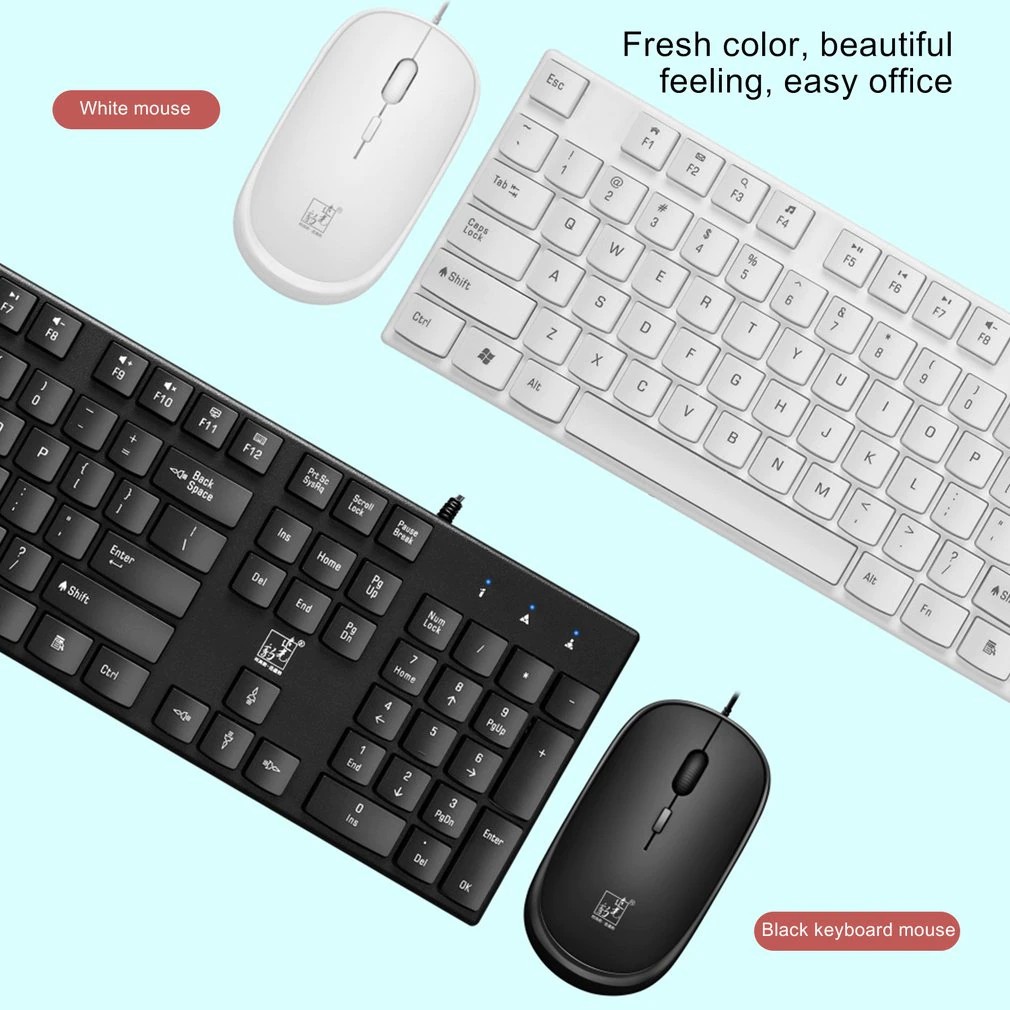 S600 Wired USB Keyboard And Mouse Set